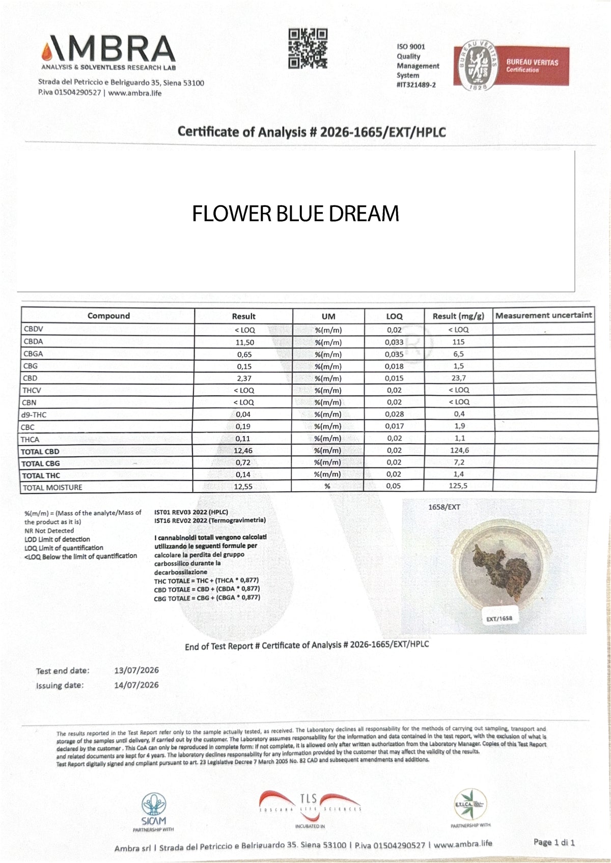 Fleur CBC Blue Dream